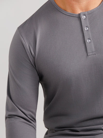 Dark Gray Henley