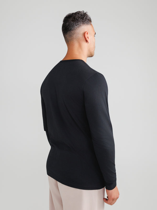 Black Long Sleeves 6-pack