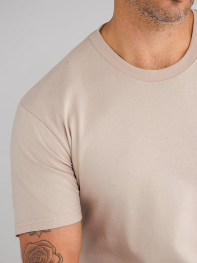 Taupe Crew Neck