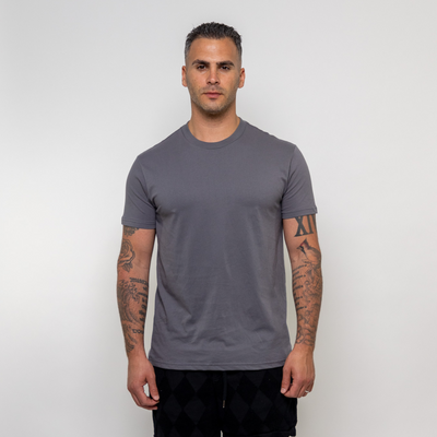 Ciemnoszara koszulka crewneck