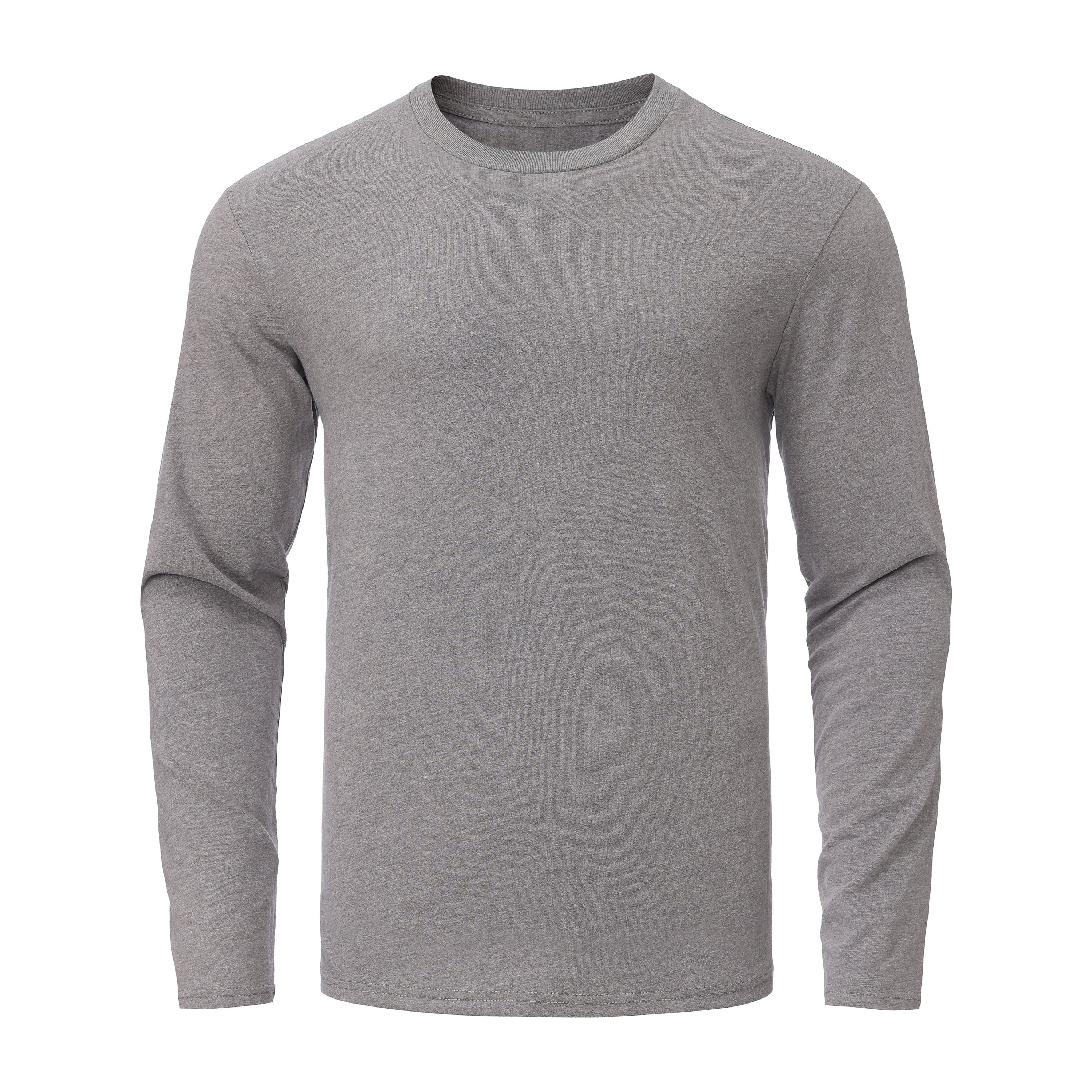 Melange Gray Long Sleeve