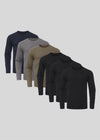 Navy, Gray, Olive green, Black