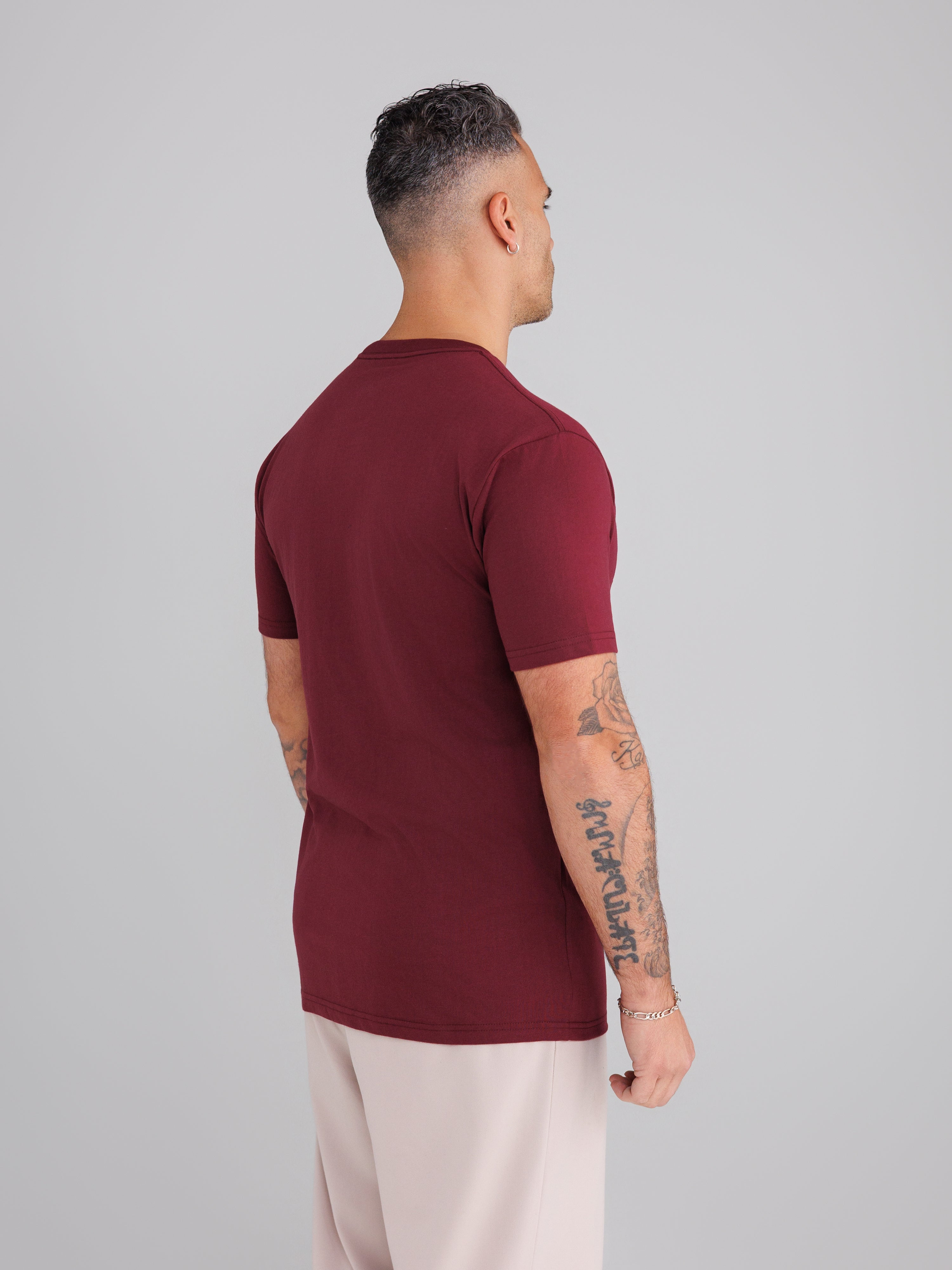Maroon Crew Neck