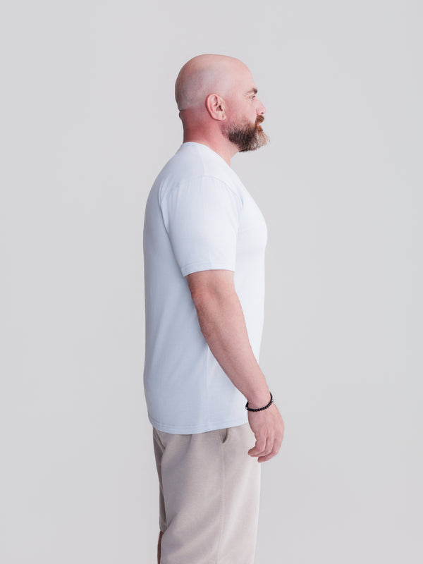 Cool Blue V-Neck